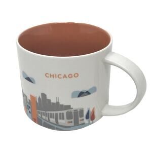 Starbucks You Are Here (Yah) Chicago Retired Porcelain Coffee Mug
